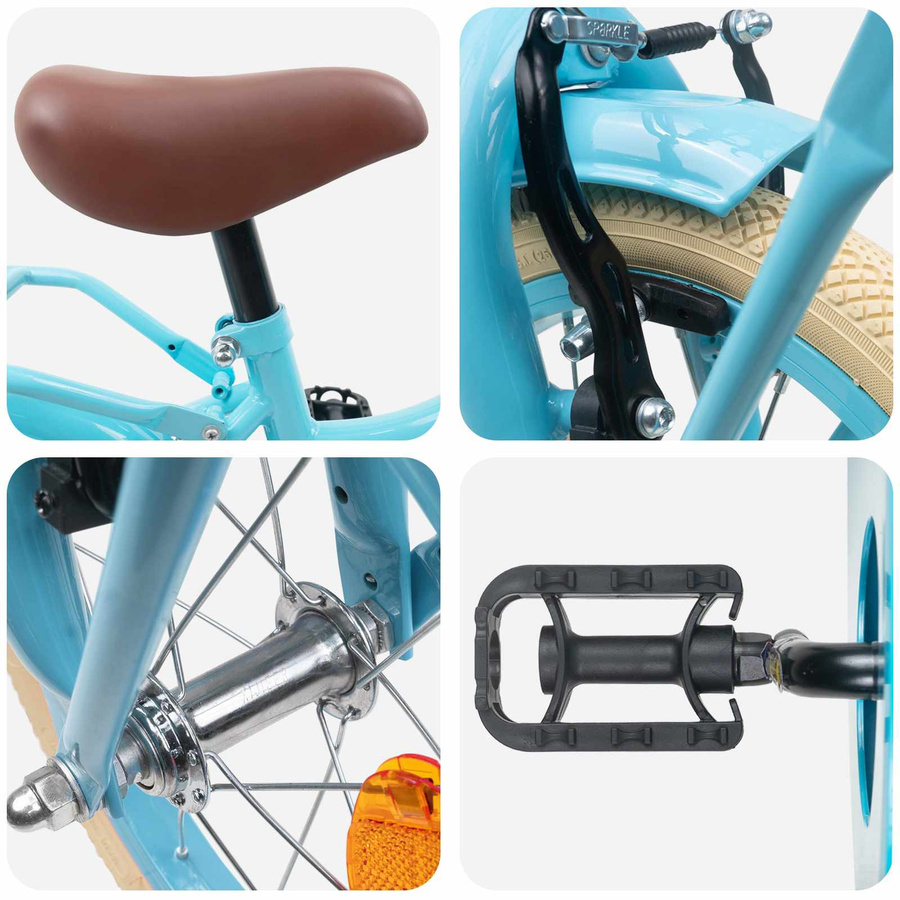 VD Home Furnishing Kinderfahrrad 12 Zoll Himmelblau - Bild 1
