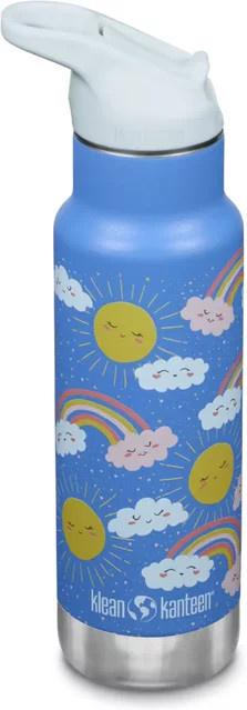 Klean Kanteen Classic Narrow Isolierflasche für Kinder in Blau Multicolour mit Deckel - Bild 1