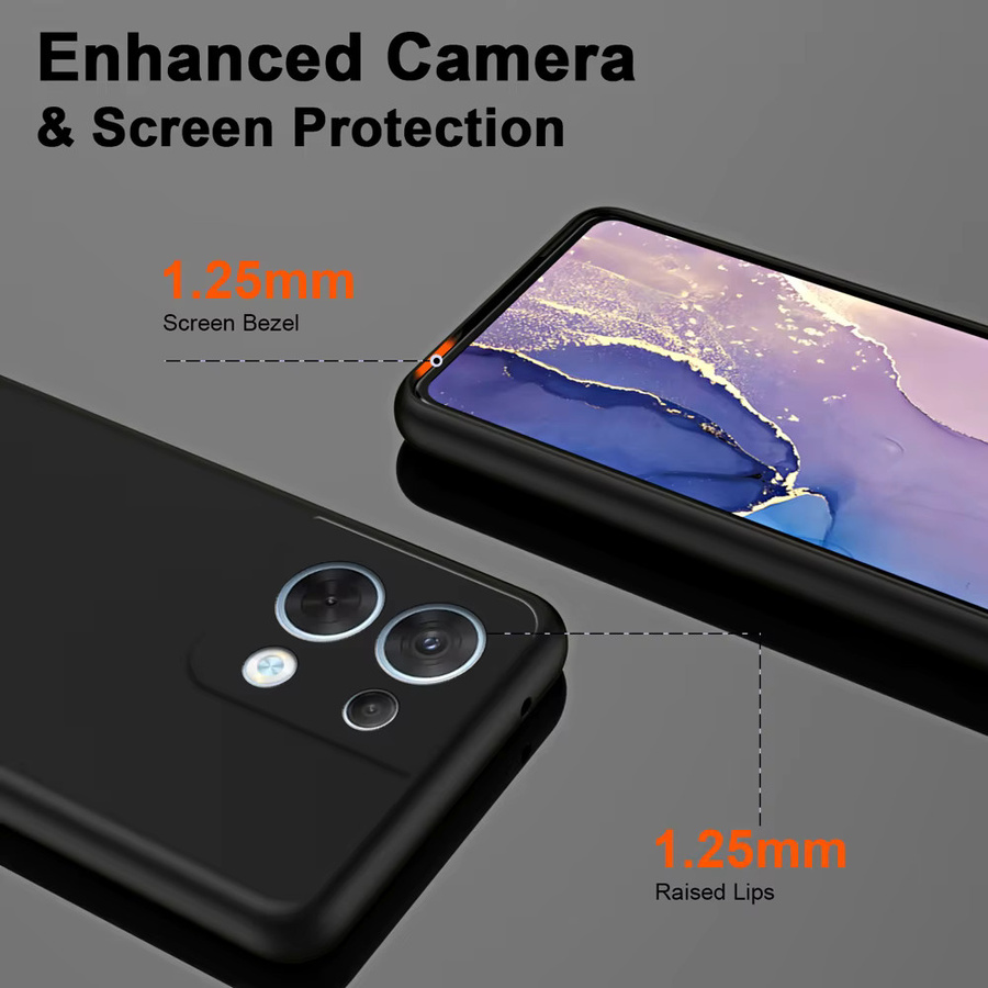 Silikon Schutzhülle für Xiaomi Redmi Note 13 12 Pro 11 11s 12s 12c 13c 4G in Schwarz oder Lila - Bild 5