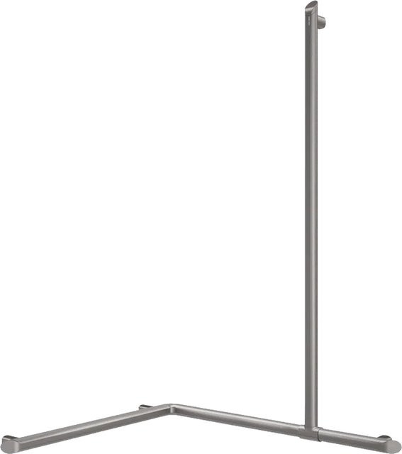 Delabie Be-Line D35 Handlauf für 2 Wände aus Aluminium in Anthrazit matt, oval - Bild 1