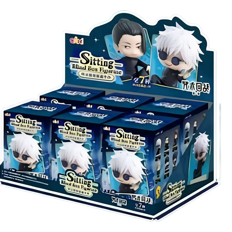 EAKI Jujutsu Kaisen Blindbox Mystery Box, sitzende Anime-Figuren - Bild 4