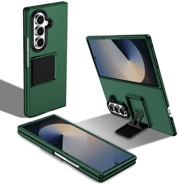 Faltbare Hartschutz-Ständerhülle für Samsung Galaxy Z Fold 2 5G, Fold 3, Fold 4 in Grün - Bild 1