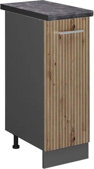Vicco Apothekerschrank R-Line Artisan-Eiche/Anthrazit, B/H/T: 30 x 81,6 x 60 cm - Bild 1