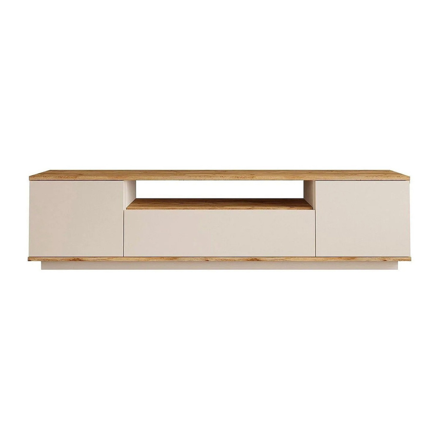 TV-Board Lotula von Vente-unique in Beige Naturfarben Hell mit einer Breite von 180 cm - Bild 2