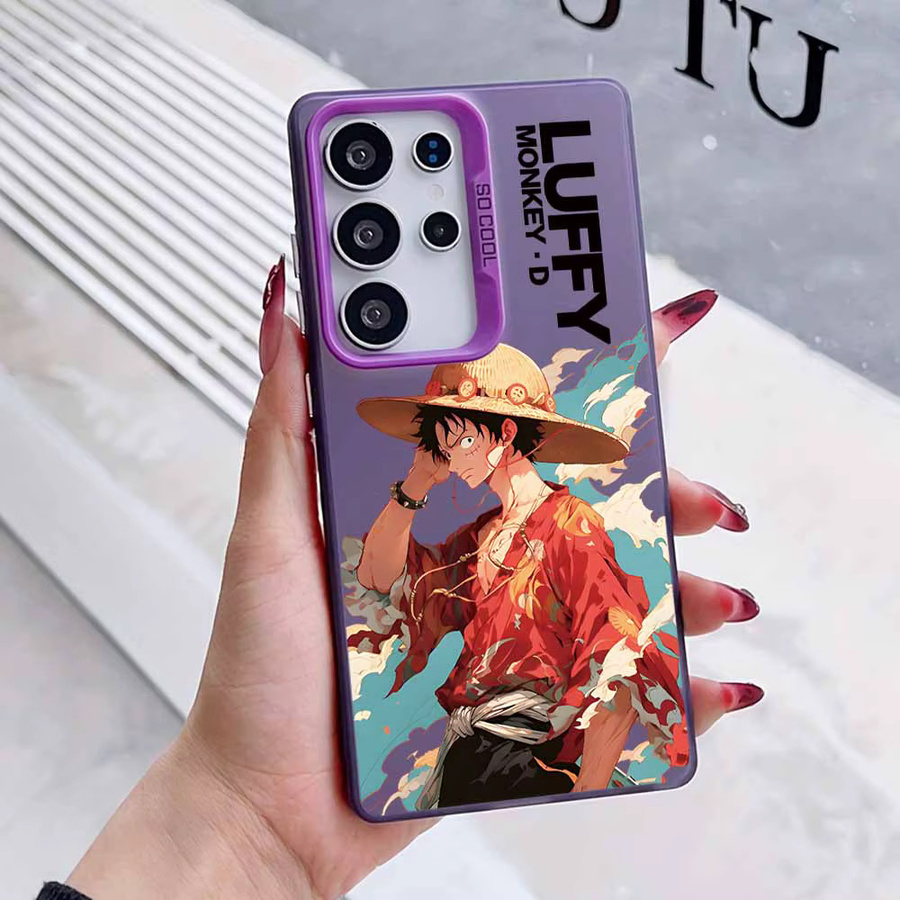 ONE PIECE Luffy Zoro Anime Handyhülle für verschiedene Samsung Modelle in Multicolour - Bild 2