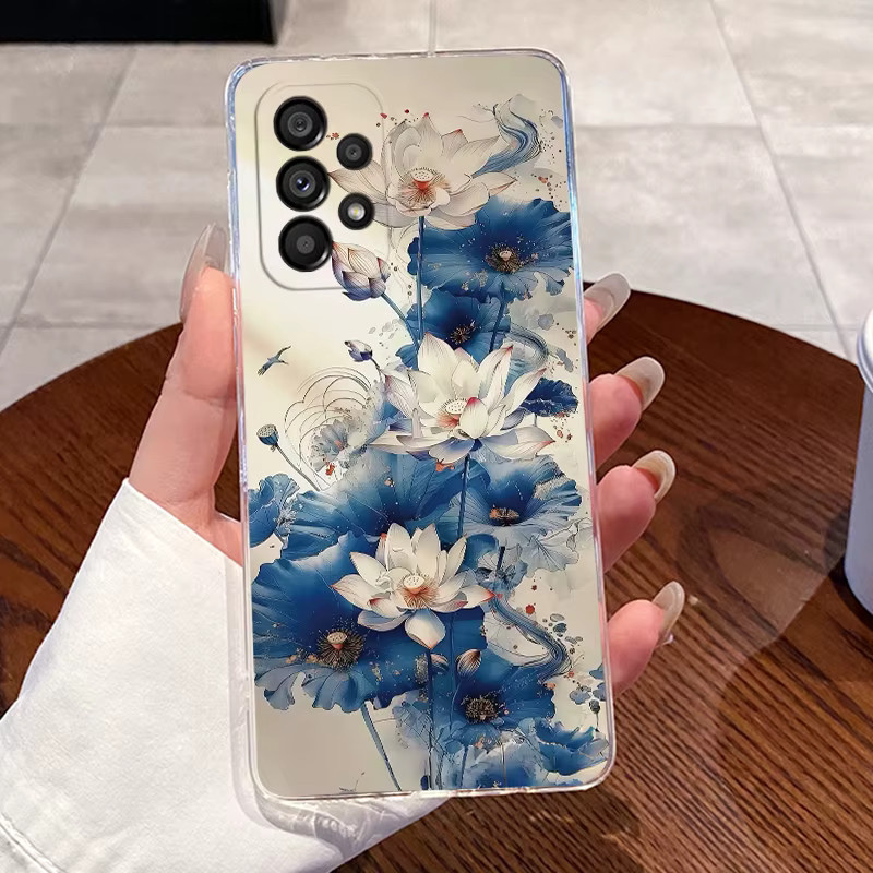 Transparente Silikon Schutzhülle mit Drachen-Design für Samsung Galaxy A23 5G, A33 5G, A53 5G und A73 5G - Bild 2