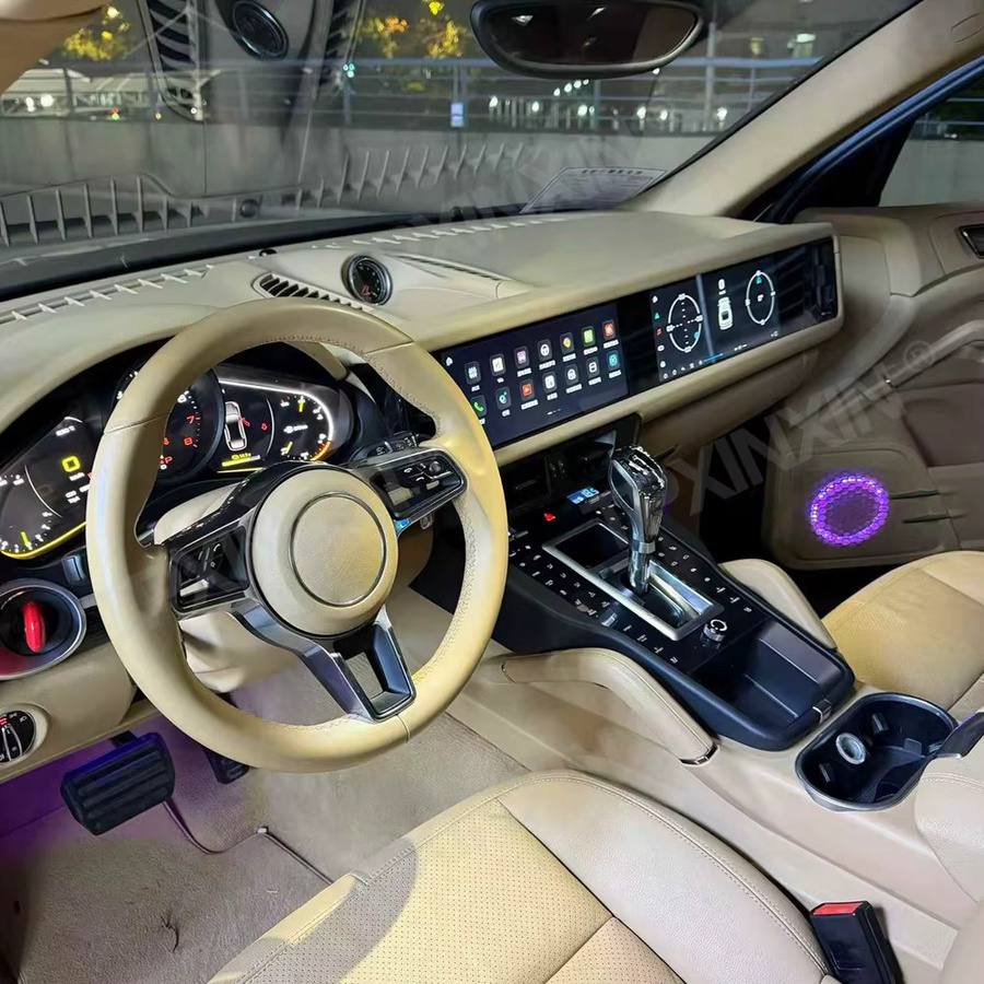 Aotsr Android 13 Infotainment-System für Porsche Cayenne 2011-2017 mit Dual 12,3 Zoll 4K HD Bildschirmen, Tachometer und Flugzeug-Schalthebel - Bild 3