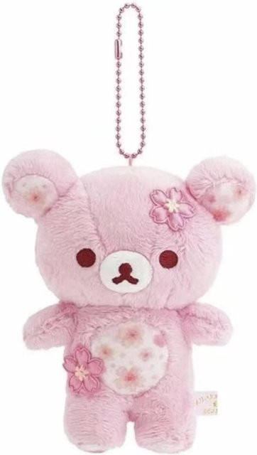 Linyi toy Schlüsselanhänger Rilakkuma Kirschblüte, Rosa, Unisex - Bild 1