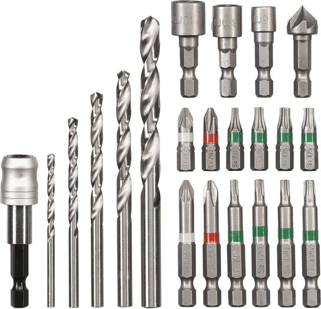 Einhell S-Box Bit-Bohrerbox 22-teilig in Silber - Bild 1
