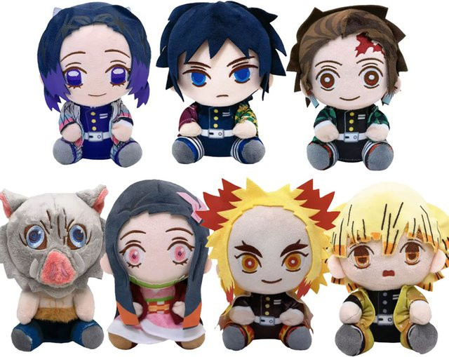 Bandai Demon Slayer Kimetsu No Yaiba Plüschpuppe, 20cm, Plüschtiere - Bild 1