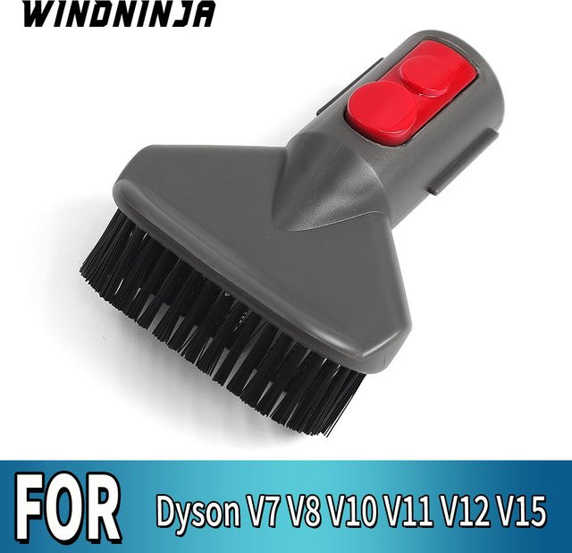Dyson Starrer Borstenbürstenkopf für V7 V8 V10 V11 V15 Staubsauger als Multifunktionales Reinigungs- und Fleckenentfernungs-Zubehör - Bild 1