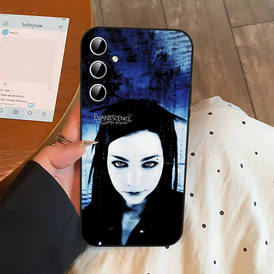 Handyhülle E-Evanescence Fallen A-Amy Lee Soft Cover für Samsung Galaxy S21 S22 S23 S24 S25 S26 Ultra FE Plus 5G A52S - Bild 2