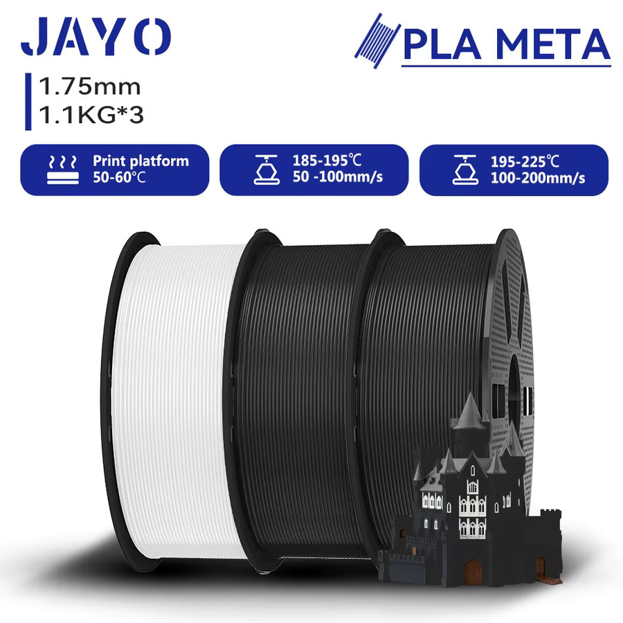 JAYO PLA Meta Filament 1,75 mm für FDM 3D-Drucker, 3,3 kg - Bild 6