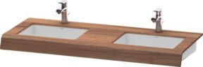 Duravit Waschtisch-Konsole DuraStyle in Nussbaum Natur, B/T/H: 200 x 55 x 10 cm - Bild 1