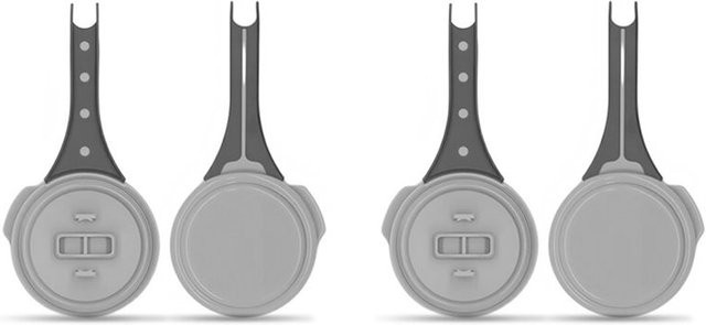 4-teiliges Reinigungstablett für Roborock G30U, P20 Pro, Ultra, Plus, Q Revo Master und V20 in Rot und Grau - Bild 1