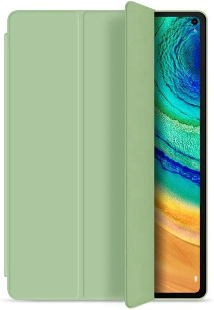 Huawei MatePad 10.4 Hülle aus weichem Silikon mit Magnetfunktion und Smart Sleep Wake Funktion in Grün - Bild 1