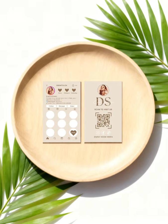 DSGNTOUCH Custom Loyalty-Visitenkarten für Stempel-Belohnungssysteme, Grau, B: 9 cm, H: 4 cm, 300 g/m2 - Bild 2