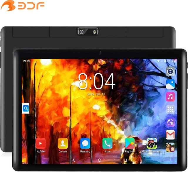 BDF Tablet-PC 10,1 Zoll Global Version mit Octa-Core, Android, 4GB RAM, 64GB ROM, Dual-SIM, 3G, WLAN und Bluetooth in Schwarz - Bild 1