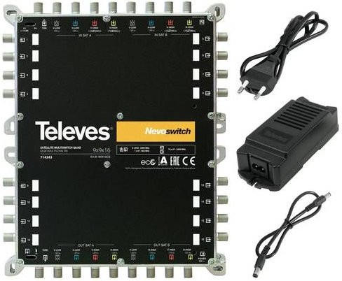 Televes MS916NCQ SAT Multischalter in Schwarz - Bild 1