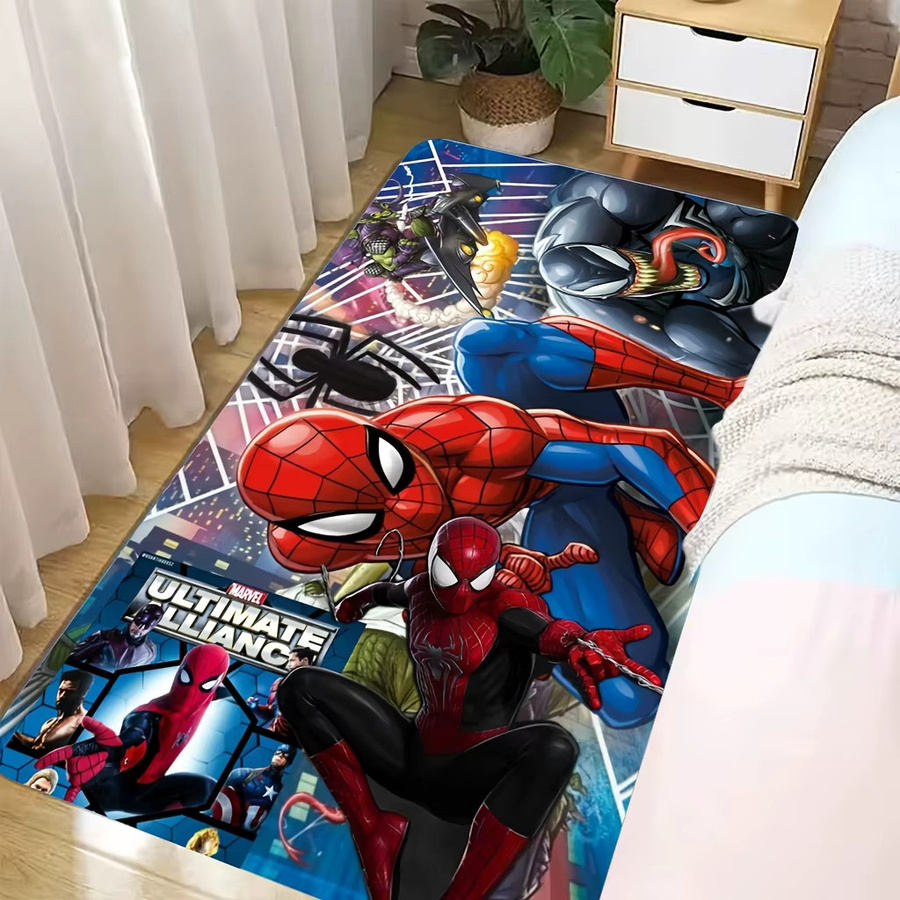 Beast Kingdom Marvel Bodenmatte mit Venom und Green Goblin Cartoon-Aufdruck in Multicolour - Bild 3