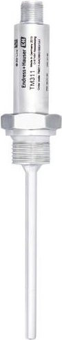 Endress+Hauser Thermometer TM311-AAC0BD2BBB4A1 in Silber mit Messbereich von -50 bis +200°C - Bild 1