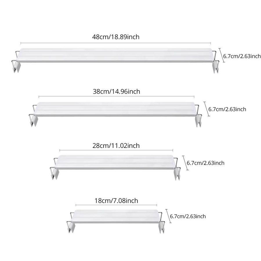 Rybakov Super Slim LED Aquarium Licht Weiß Clip-on Pflanzenwachstum Beleuchtung - Bild 2