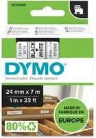 DYMO Schriftbandkassette D1 53713, Beschriftungsband Weiß mit schwarzer Schrift, Breite: 24 mm, Länge: 7 m - Bild 2
