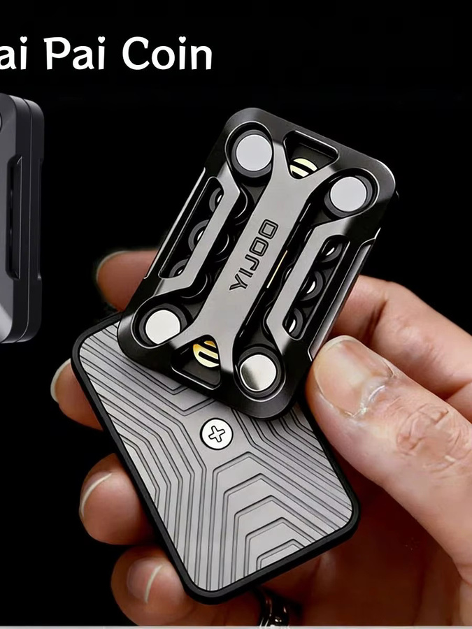 soulbao Premium Metall EDC Fidget Slider, Magnetisches Klick-Stressabbau-Gadget - Bild 6