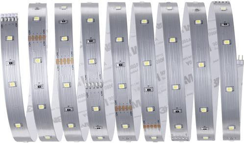 Paulmann MaxLED Stripe Daylight 79858 LED-Streifen mit Netzteil in Silber, Farbe: Weiß, Länge: 2,5 m, Lichtfarbe: Cool White - Bild 1