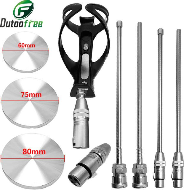 Teleskop Linearantrieb Mechanische Verbindung mit M6 Kolben und 3XLR Stecker Adapter - Bild 1