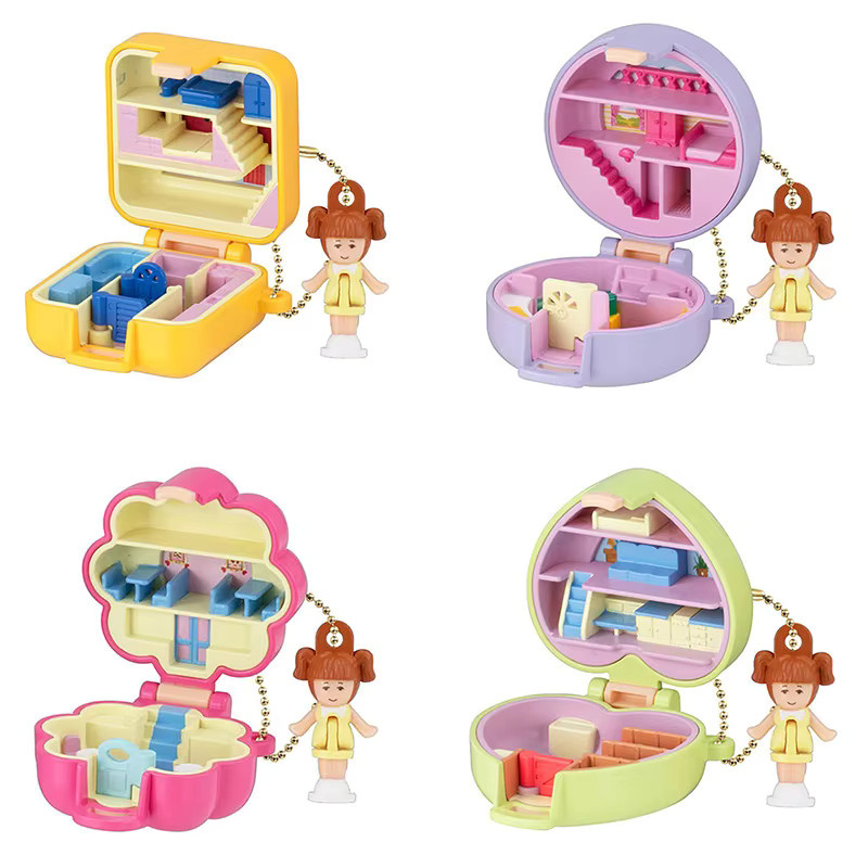 Bandai Polly Pocket Miniatur-Set, Gashapon Schlüsselanhänger Serie 2 - Bild 3