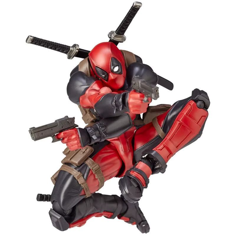 Yamaguchi Deadpool Actionfigur aus PVC in Rot und Schwarz, Höhe: 16 cm - Bild 3