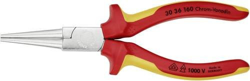 Knipex Langbeckzange VDE-isoliert aus Chrom-Vanadium-Stahl in Rot, Länge: 160 mm - Bild 1
