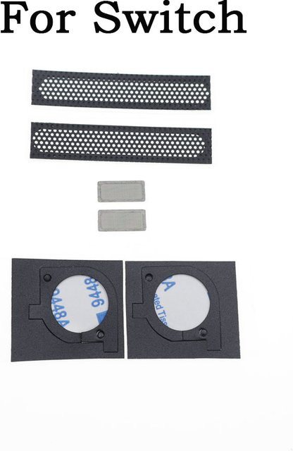 TingDong Staubschutzfilter Set für Nintendo Switch Konsole in Schwarz - Bild 1