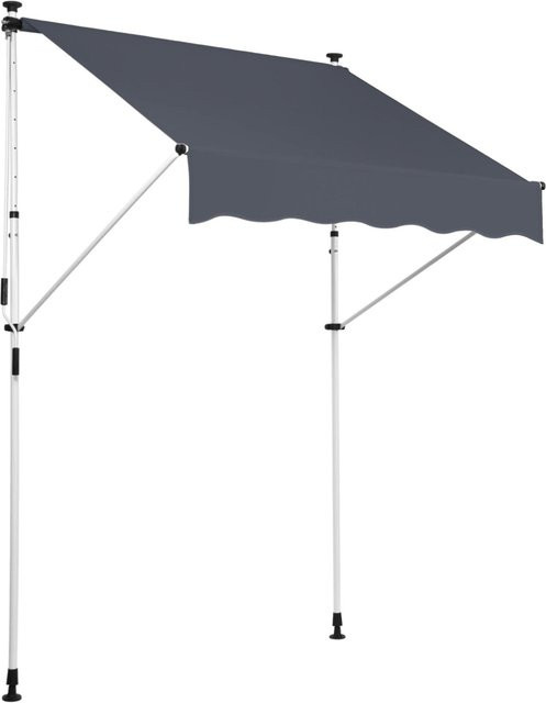 TPFGarden Klemmmarkise Wendy in Anthrazit mit Kurbel, B/H: 400 x 120 cm - Bild 1