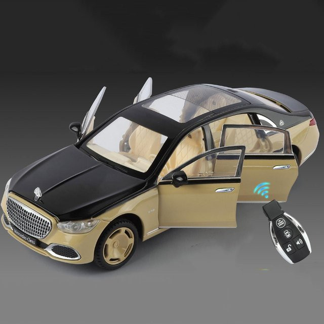 Linyi toy car Maybach S680, Auto Modell, 1:24, Metall, Licht und Sound, ab 18 Jahre - Bild 1