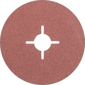 PFERD Korund Fiberscheibe rot Ø 115 mm A80 für universelle Anwendungen - Bild 1