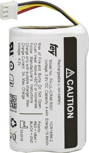 Fey Elektronik NCR-18650BF Li-Ion Akkupack mit 18650 Stecker, 3.6V, 6700 mAh - Bild 1