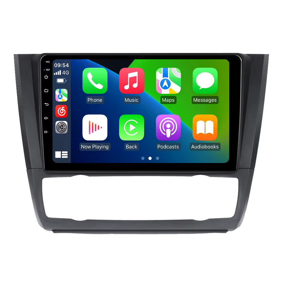 NaviTree 2DIN Android 14 Auto Radio mit CarPlay für BMW 1 Serie E87 E81 E82 E88 (2004-2011) inklusive Rückfahrkamera und DVR Monitor in Schwarz - Bild 5