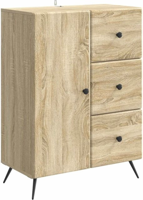vidaXL Sideboard Sonoma-Eiche modern, B/T/H: 66 x 34,5 x 90 cm - Bild 1