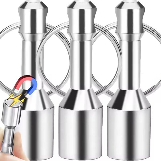 Mognot Magnetischer Schlüsselanhänger aus Metall für Autoschlüssel und Outdoor-Werkzeuge - Bild 1