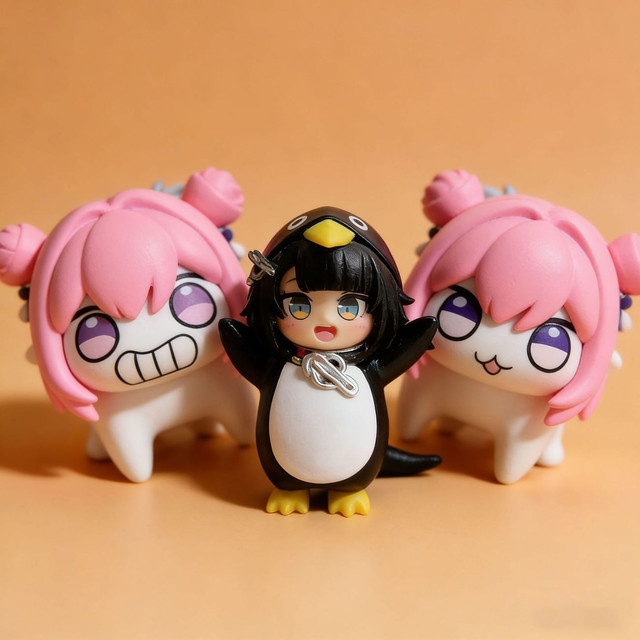 Gugugaga Arknights Endfield Pengmin, Anime Modell, Einzelfigur, Kunststoff - Bild 1