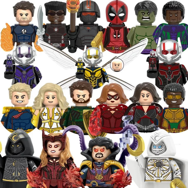 BEAST KINGDOM Marvel Deadpool Moonlight Knight, Mini-Bausteine - Bild 1
