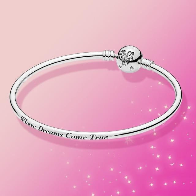 Armband Castle Shine, 925 Silber, pink, Damen, 19 cm - Bild 1