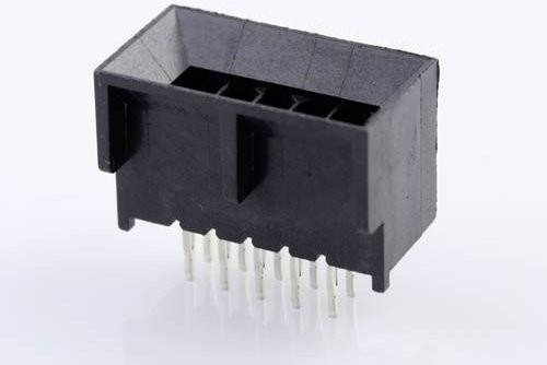 Molex Einbau-Stiftleiste Standard 452801052 in Schwarz und Gold aus Kunststoff - Bild 1