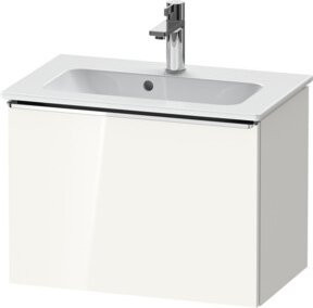 Duravit Waschtischunterschrank D-Neo Compact, Farbe Weiß glänzend, wandhängend, B: 61 cm, T: 37,2 cm, H: 44 cm - Bild 1