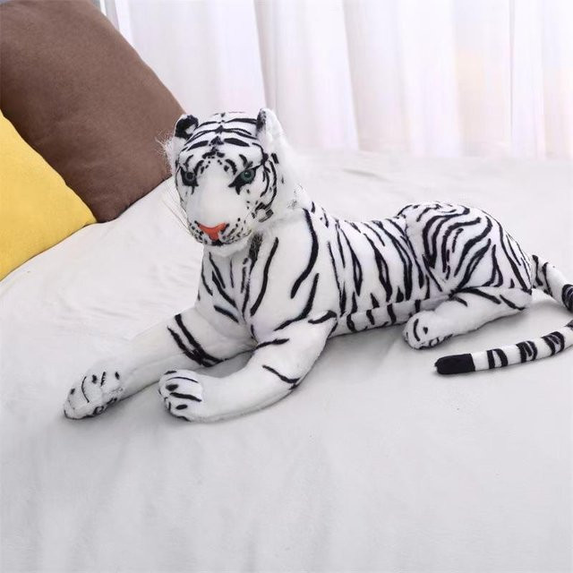 Favorite Tiger Plüschtier, weiß, 50cm - Bild 1