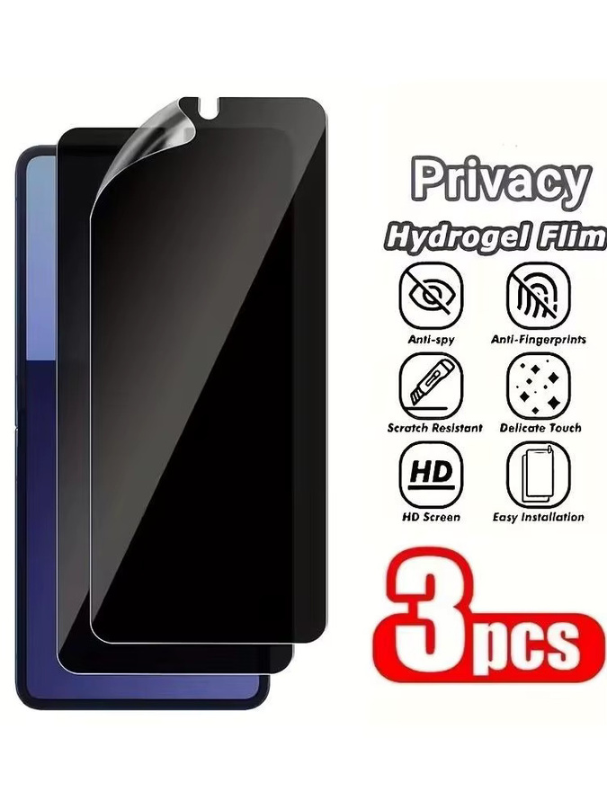 3er-Pack Hydrogel Sichtschutz-Displayschutzfolie Anti-Spy für Samsung Galaxy A54 A55 A56 A15 A16 A17 A34 A36 A37 A52 A53 A57 5G - Bild 6