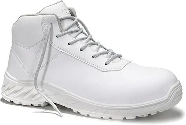 Elten Jori JoClean Loop Sicherheitsschnürstiefel S3 ESD in Weiß, Größe 45 - Bild 1
