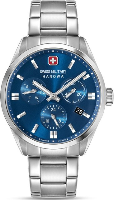 Swiss Military Hanowa Armbanduhr Roadrunner Advanced, Quarz, Edelstahl, 43 mm, Herren - Bild 1